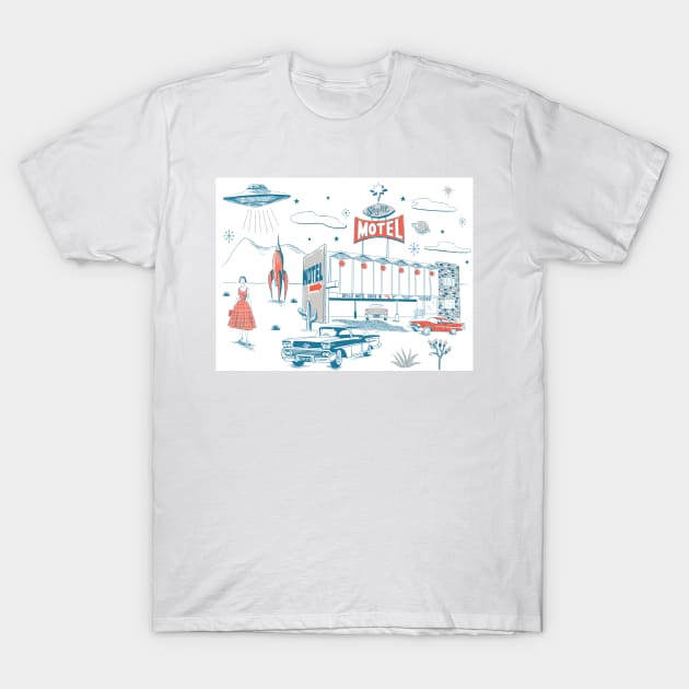 Sky-Lit Motel T-Shirt by Ruby Ritz